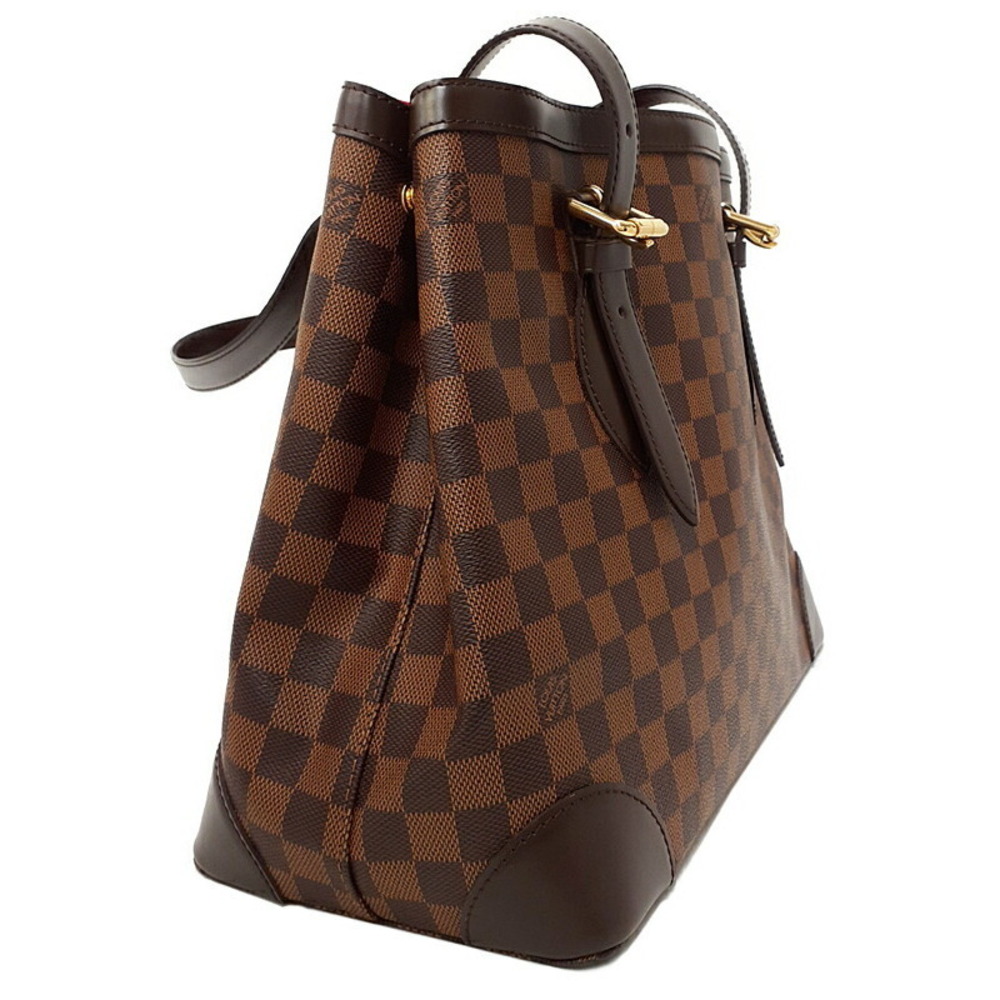 Louis Vuitton Damier Tote Hampstead Brown Bag Ebene
